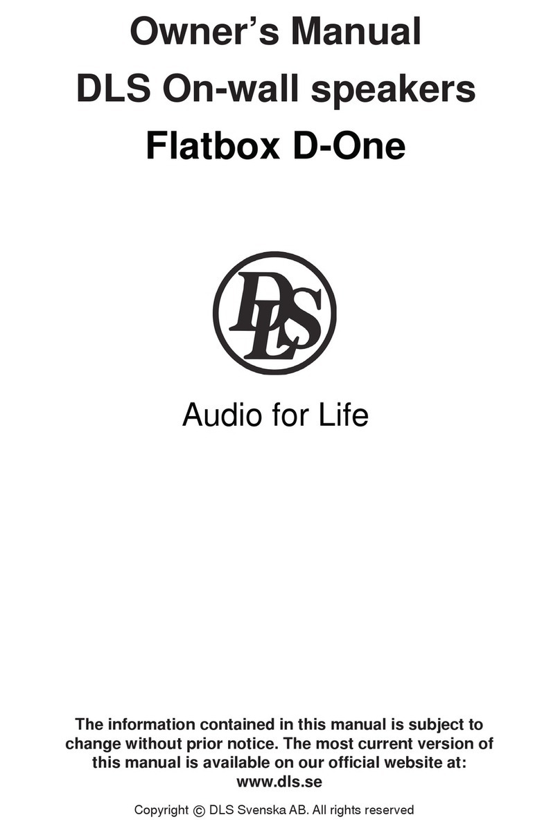 DLS Flatbox D-One User manual