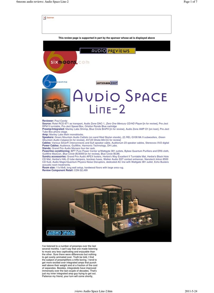 Audio Space Line-2 quick guide