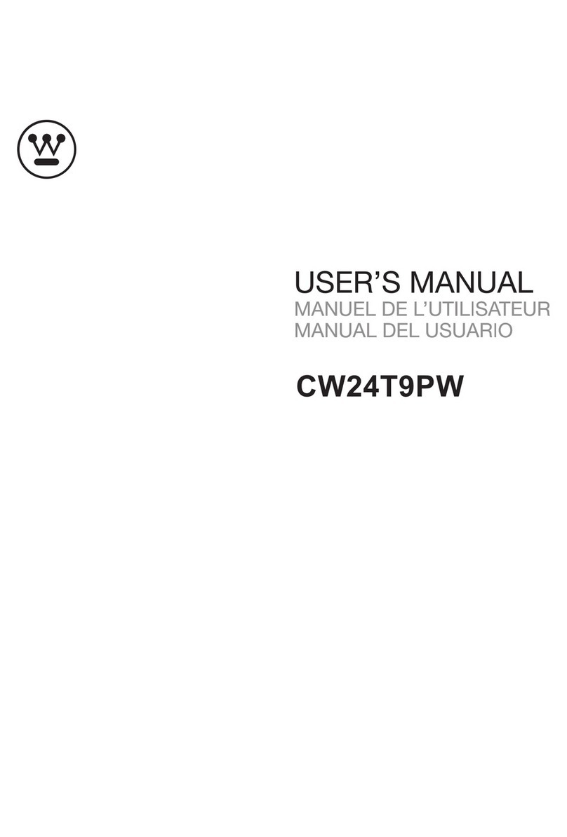 Westinghouse CW24T9PW User manual