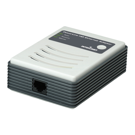 Intellinet PowerLine HD Ethernet Adapter 503839 user manual