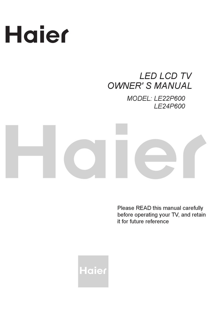 Haier LE22P600 User manual