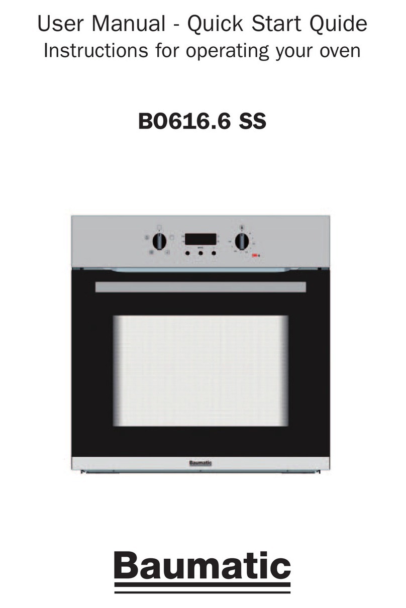Baumatic BO616.6 SS User manual