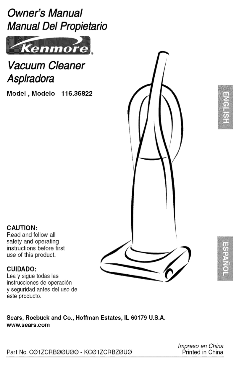 Kenmore 116.36822 User manual