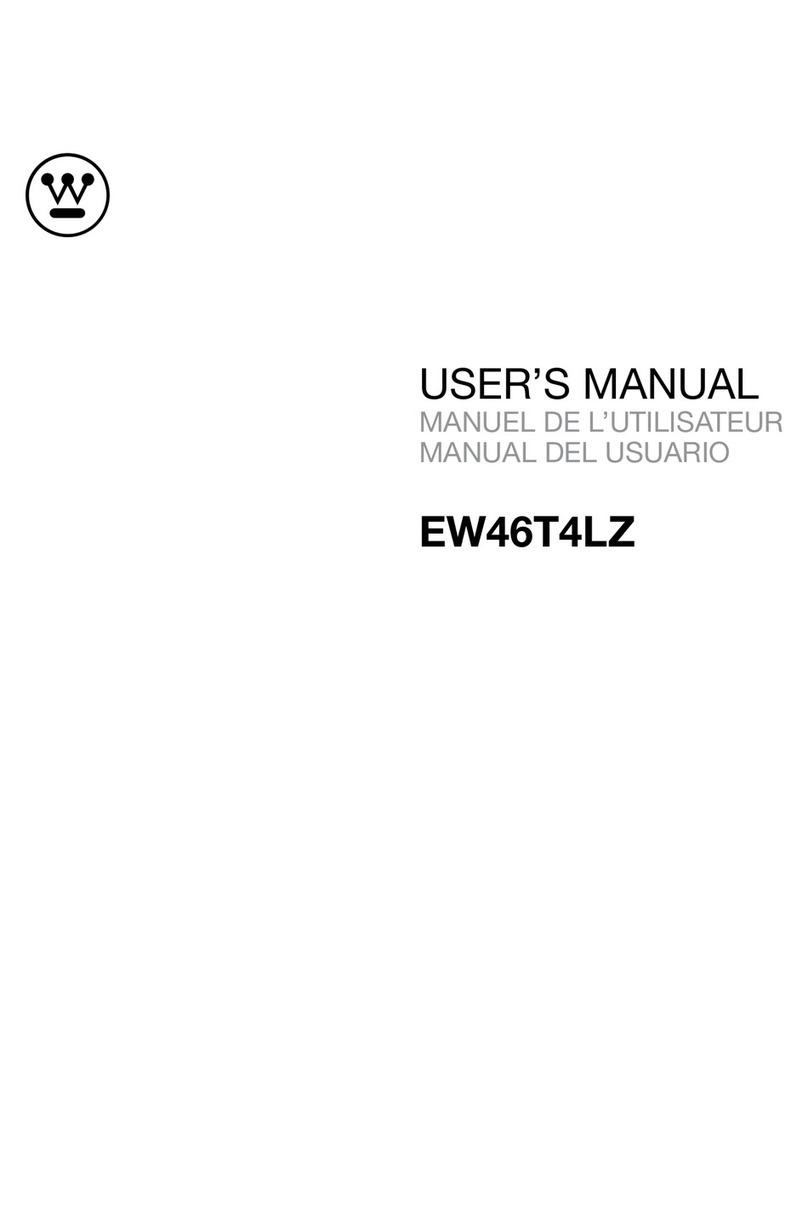 Westinghouse EW46T4LZ User manual Westinghouse EW46T4LZ User manual