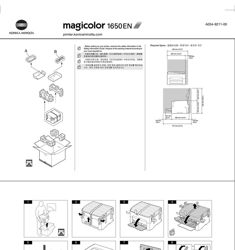 Konica Minolta magicolor 1650EN Original instructions Konica Minolta magicolor 1650EN Original instructions