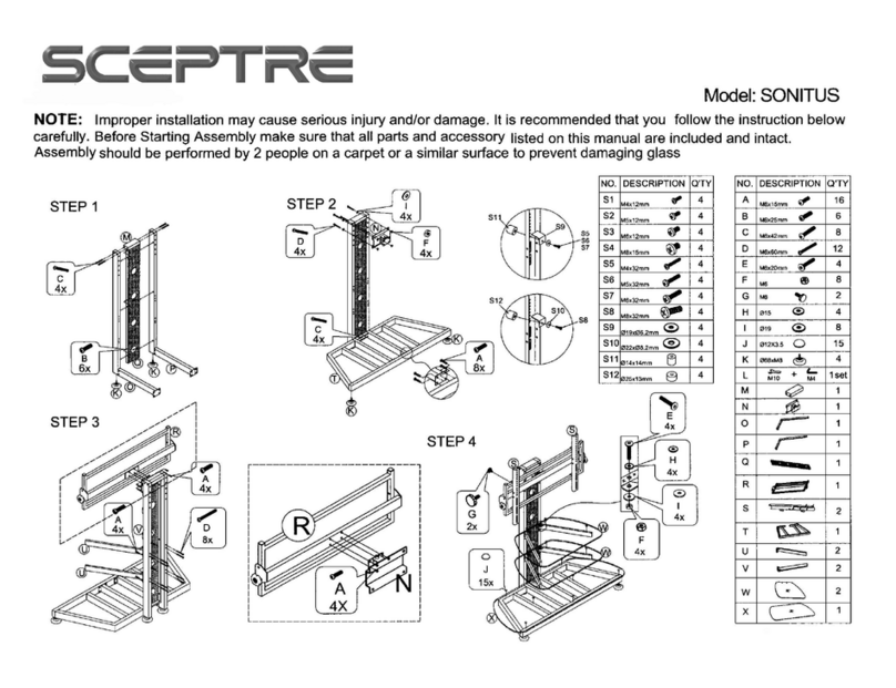 Sceptre Sonitus User manual