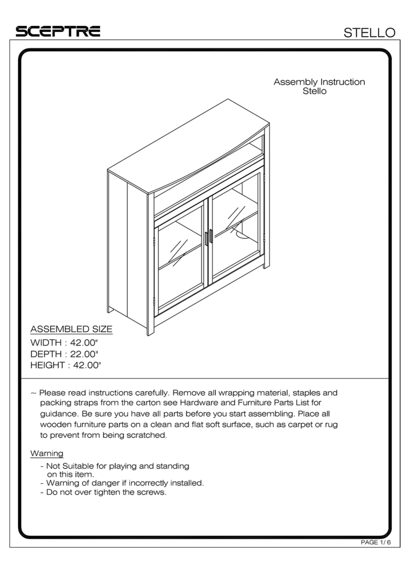 Sceptre Stello Assembly instruction