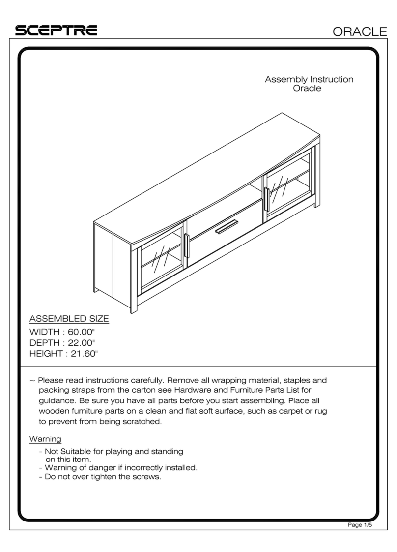 Sceptre Oracle Assembly instruction Sceptre Oracle Assembly instruction