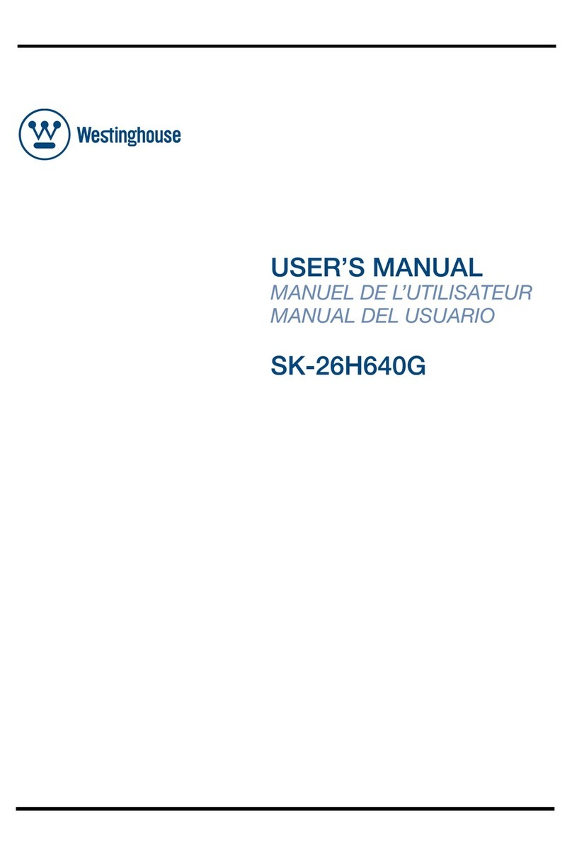 Westinghouse SK-26H640G - 26" LCD HDTV User manual