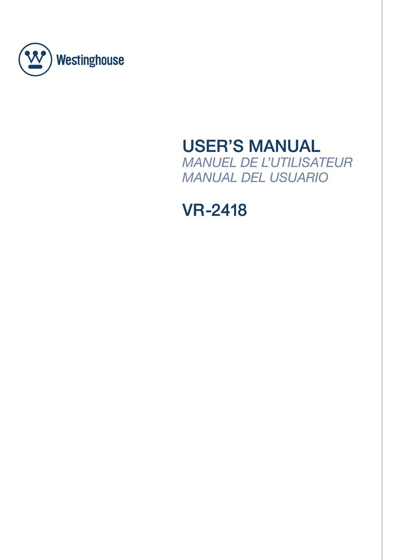 Westinghouse VR-2418 user manual