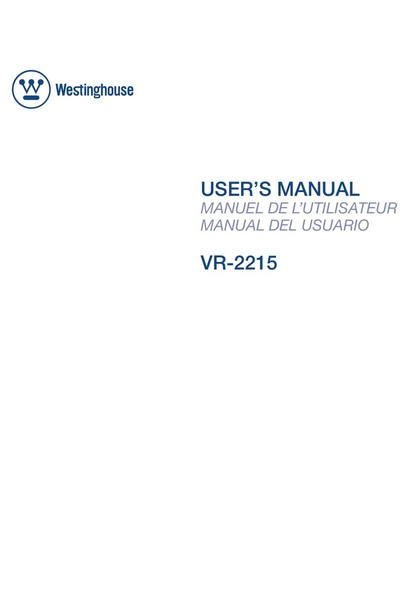 Westinghouse VR-2215 User manual