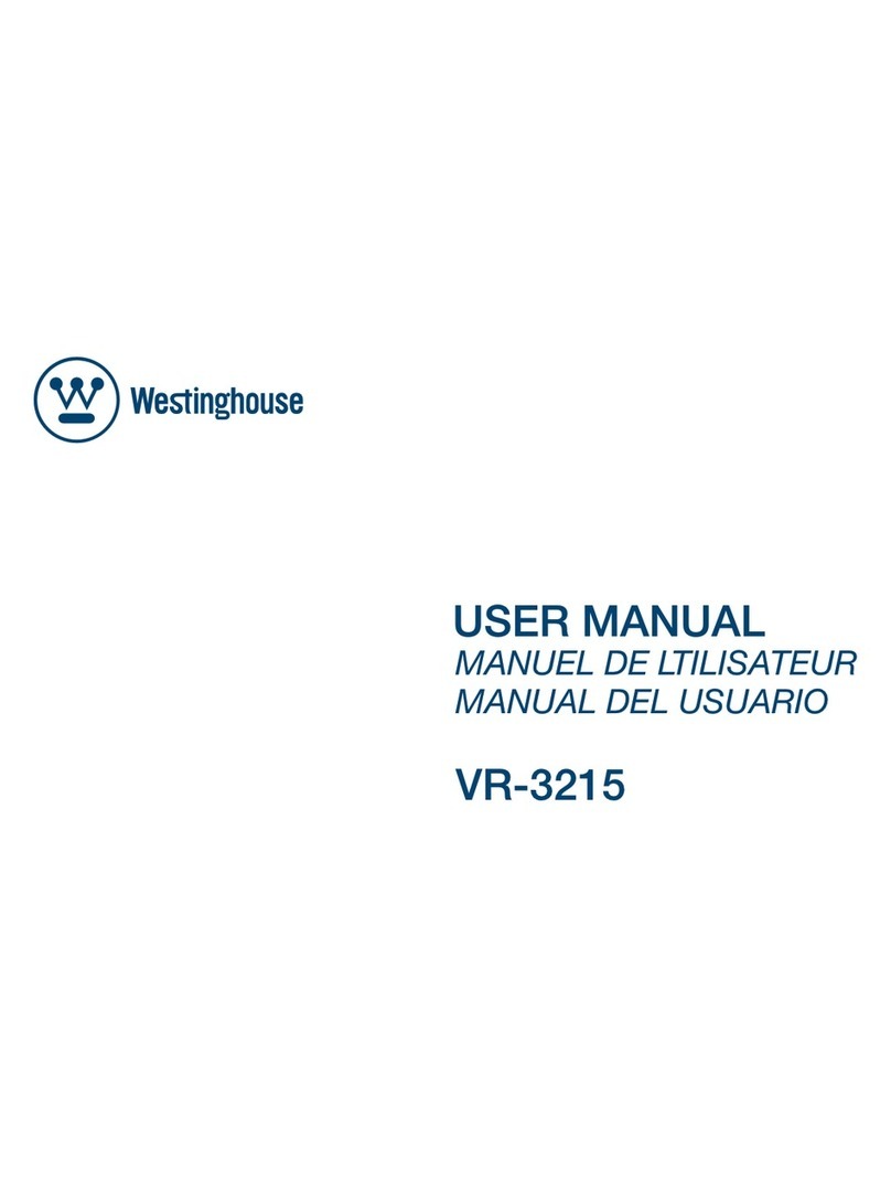 Westinghouse VR-3215 User manual Westinghouse VR-3215 User manual