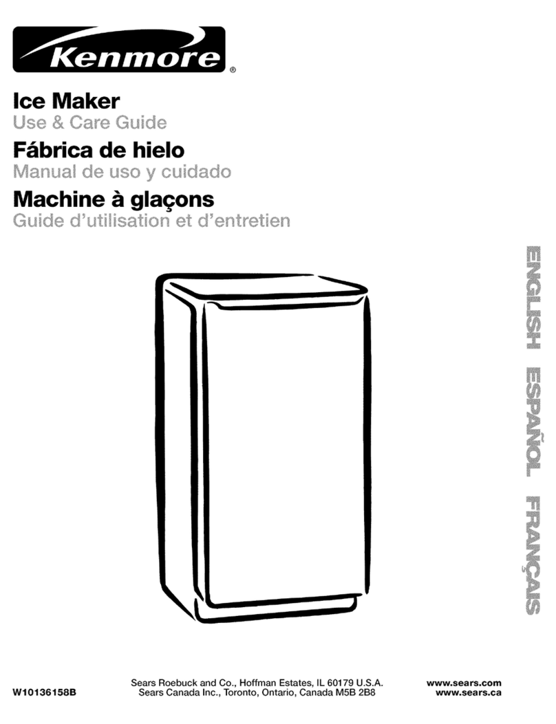Sears Kenmore Ice Maker User manual