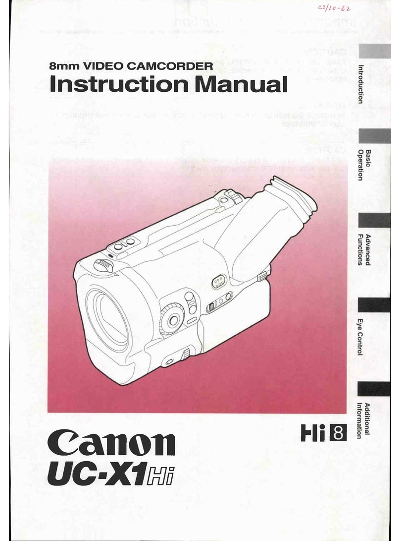 Canon UC X 1 Hi User manual
