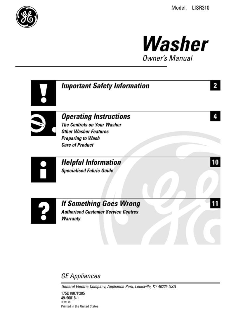 GE LISR310 User manual