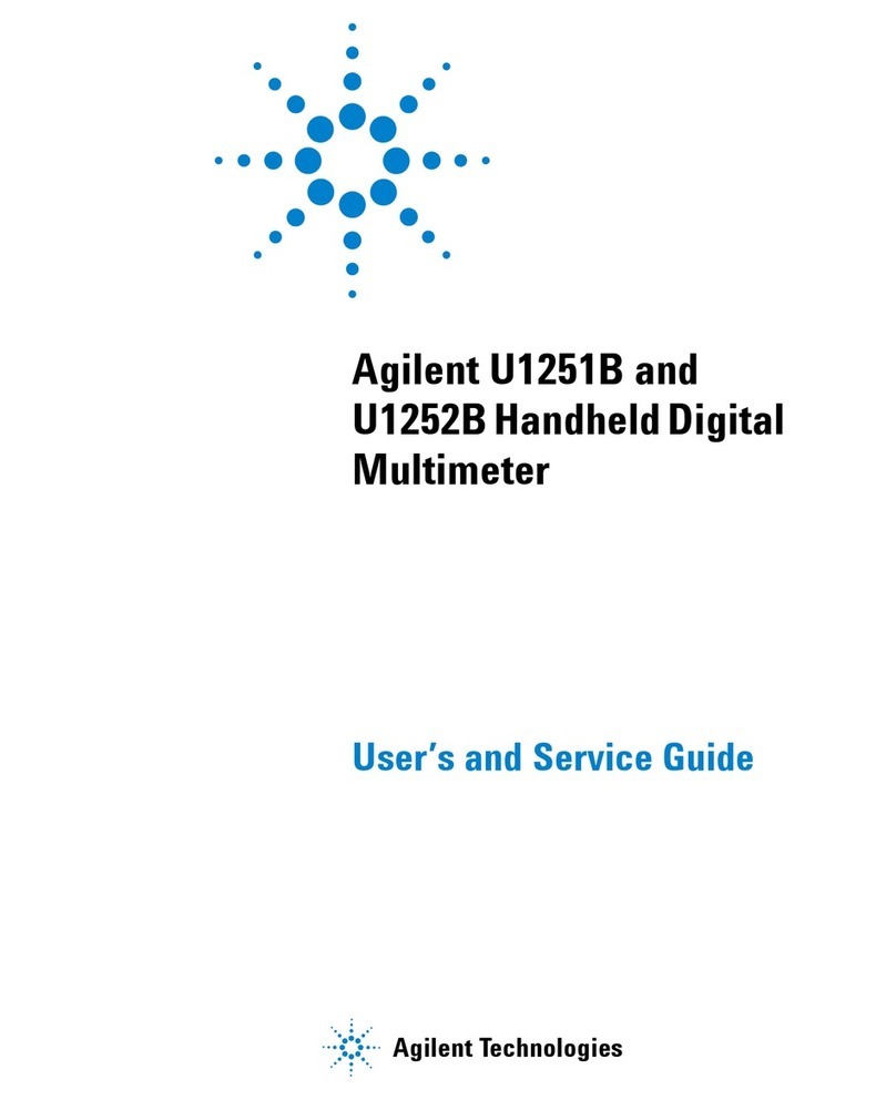 Agilent Technologies U1251B Manual