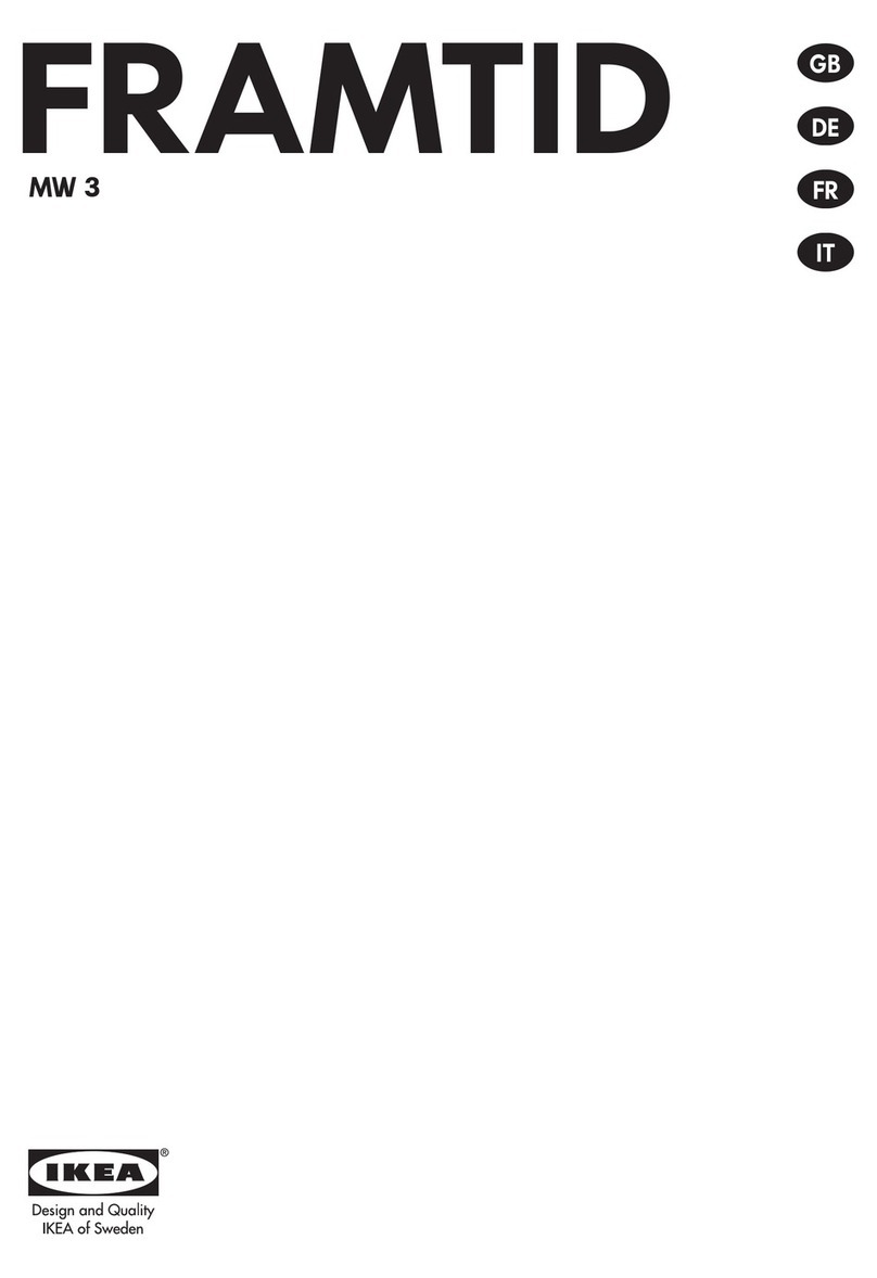 IKEA HUSHALLAFRAMTID MW3 User manual