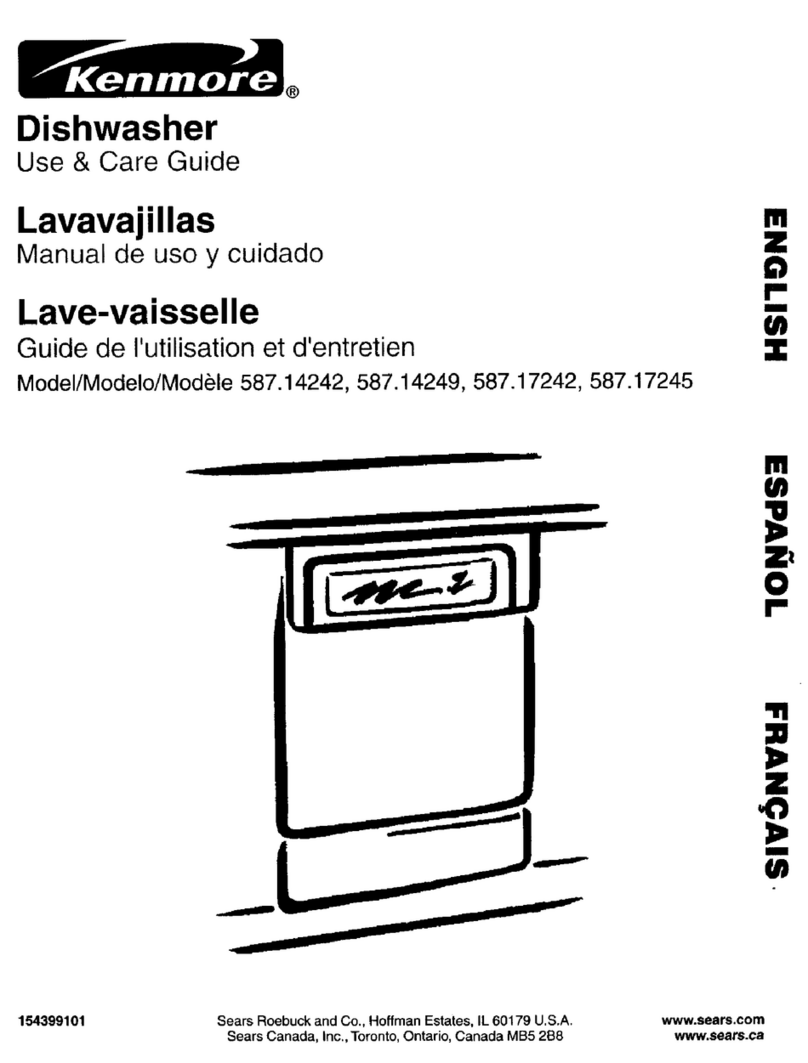 Kenmore Kenmore 587.14242 Use & care guide