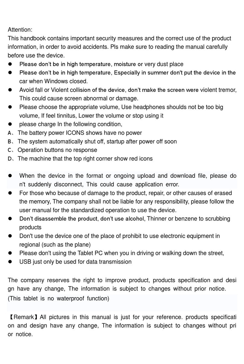 Global Phoenix MID M730 User manual