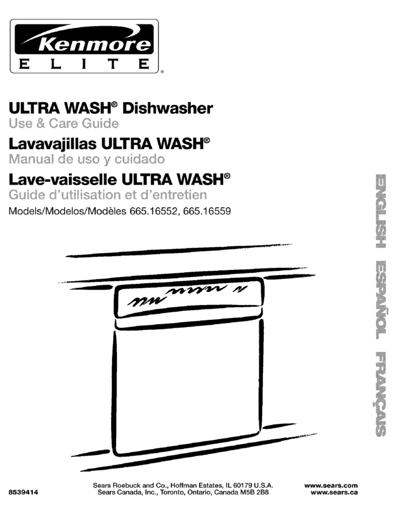 Kenmore Kenmore 665.16552 Use & care guide