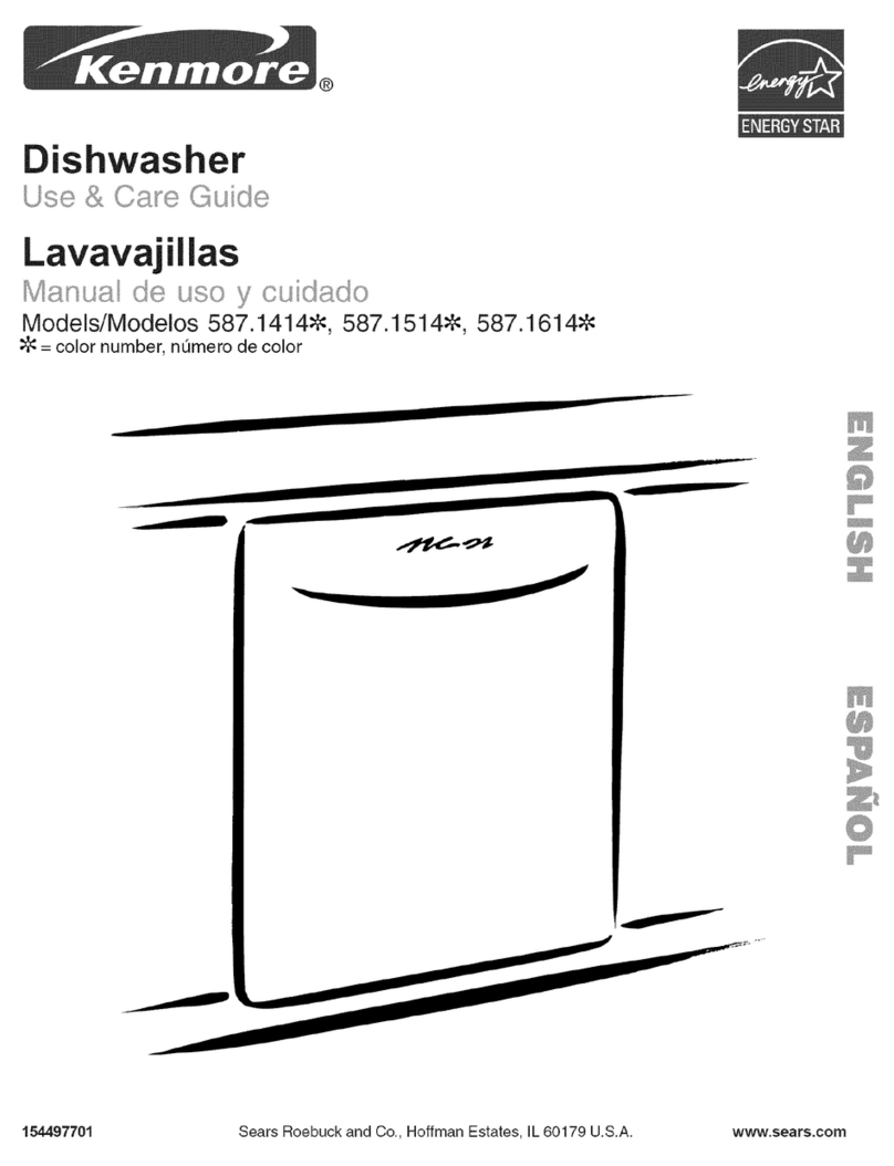 Kenmore 587.1414 Series Use & care guide