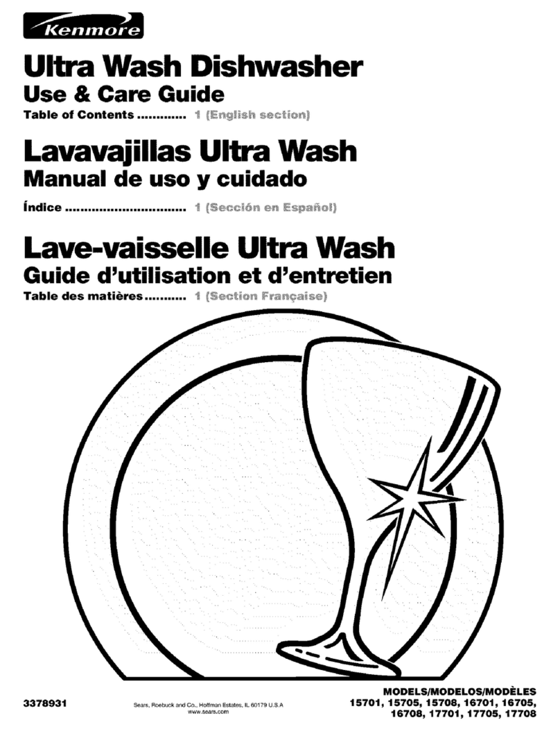 Kenmore 15701 User manual