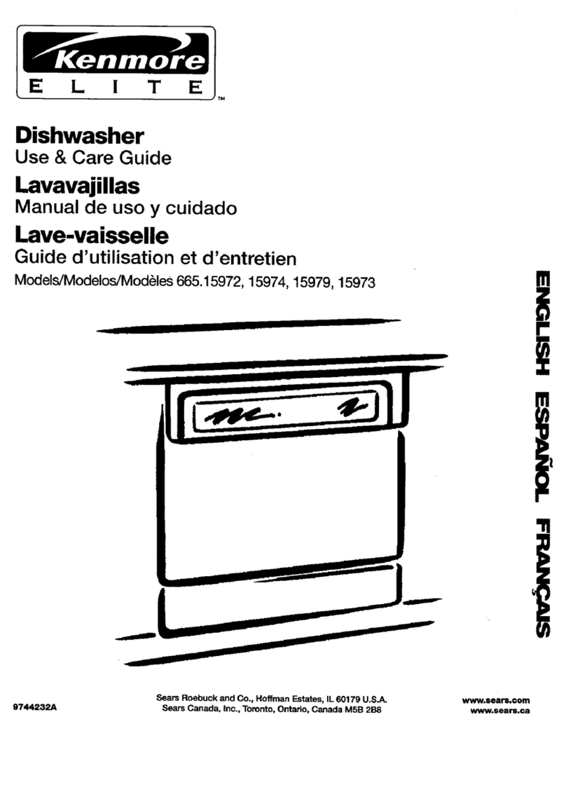 Kenmore Kenmore 665.15972 Use & care guide