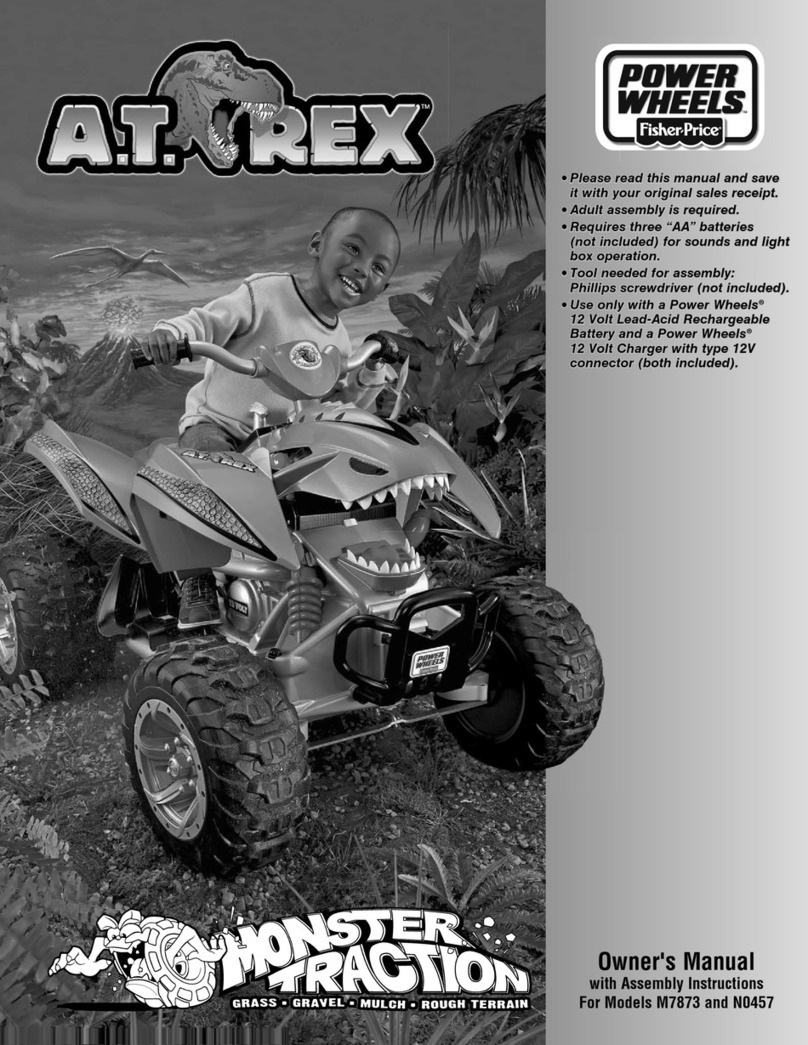 Fisher-Price A.T. REX M7873 owner's manual