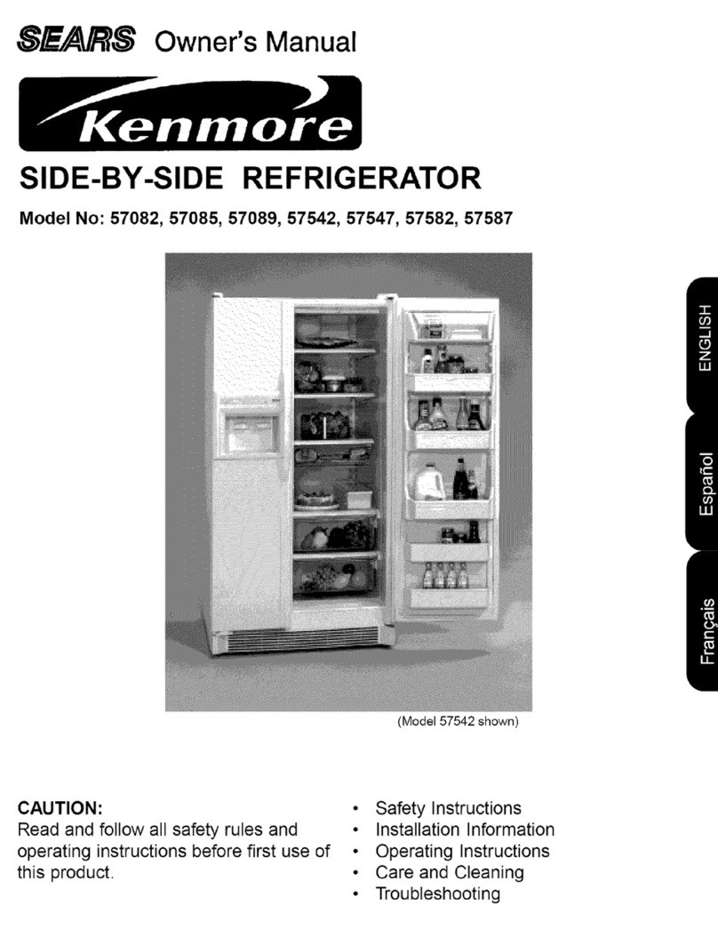 Sears Kenmore 57082 User manual