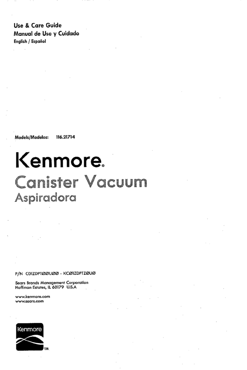Kenmore 116.21714 User manual