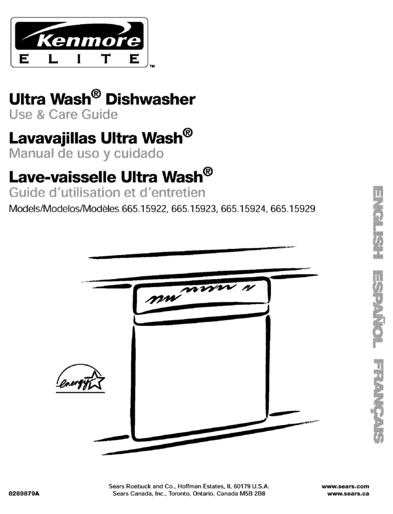 Kenmore 665.15922 Use & care guide