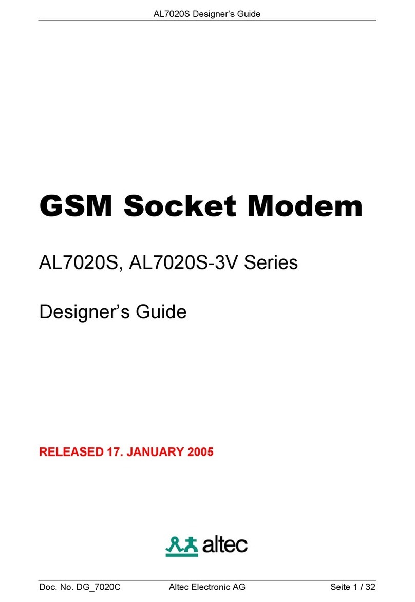 Altec AL7020S-3V Series Designer's guide User manual
