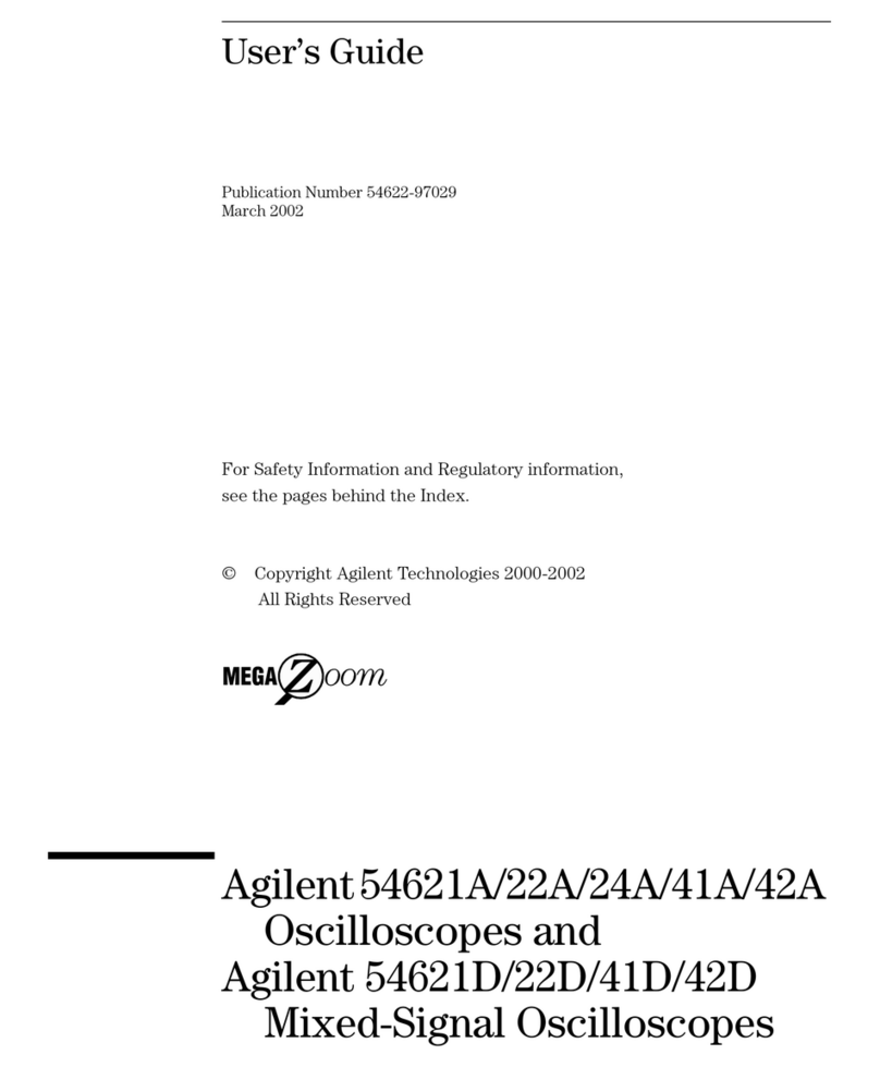 Agilent Technologies 54621A User manual
