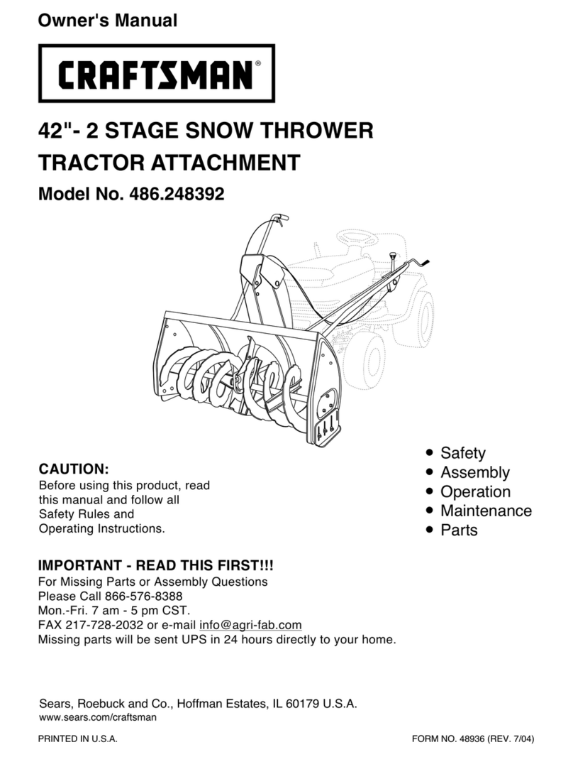 Craftsman 486.248392 User manual Craftsman 486.248392 User manual
