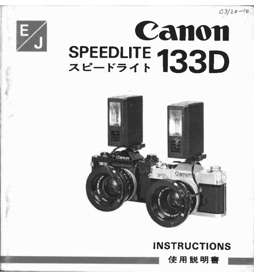 Canon Speedlite 133 D instructions