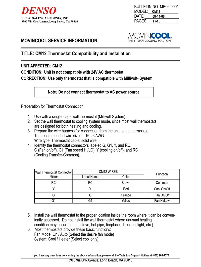 Movincool CM 12 Service information