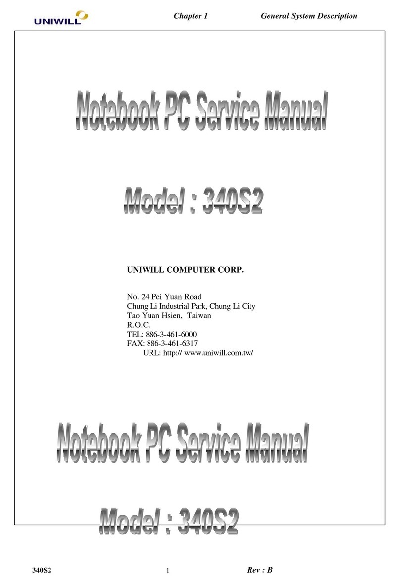 Uniwill 340S2 User manual