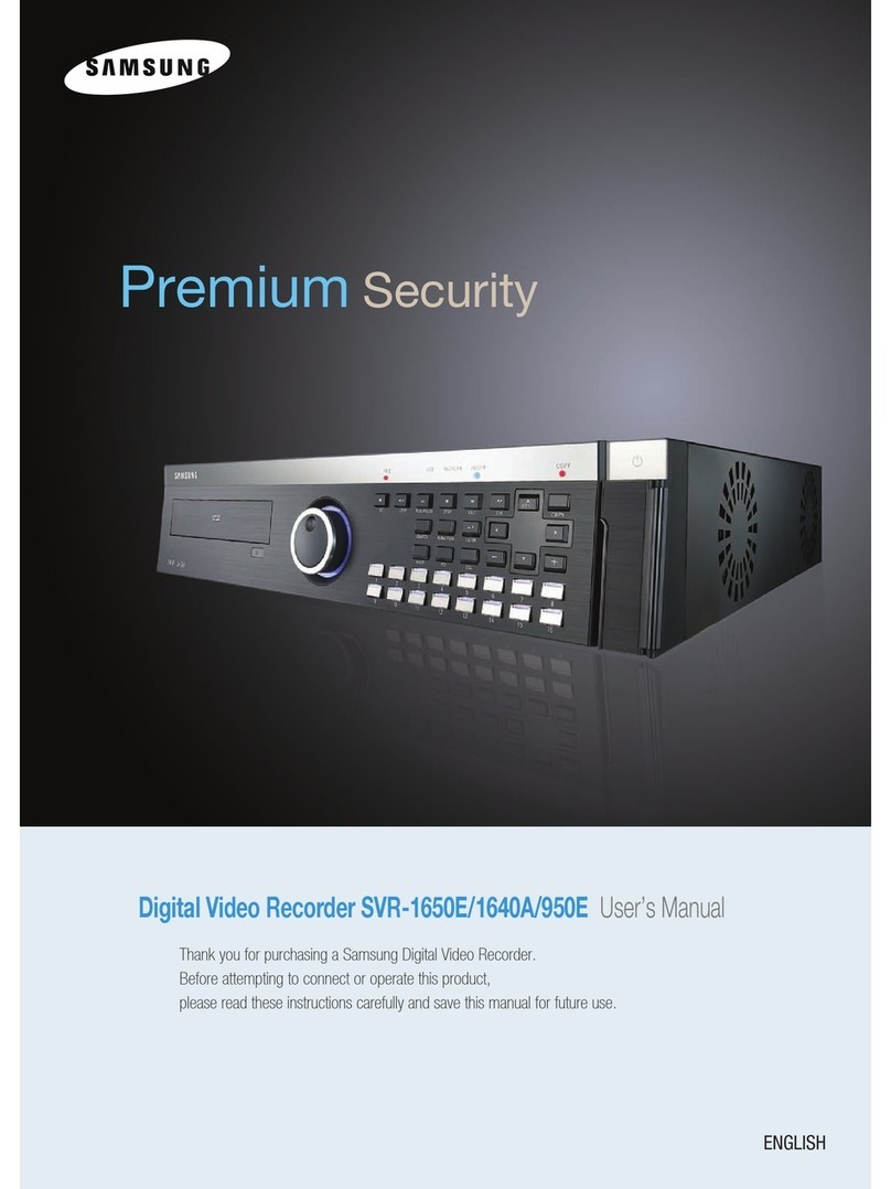 Samsung SVR-950E User manual