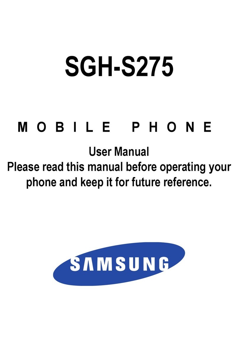 Samsung SGH-S275 User manual