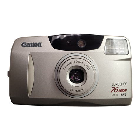 Canon Sure Shot 76 Zoom Date instructions