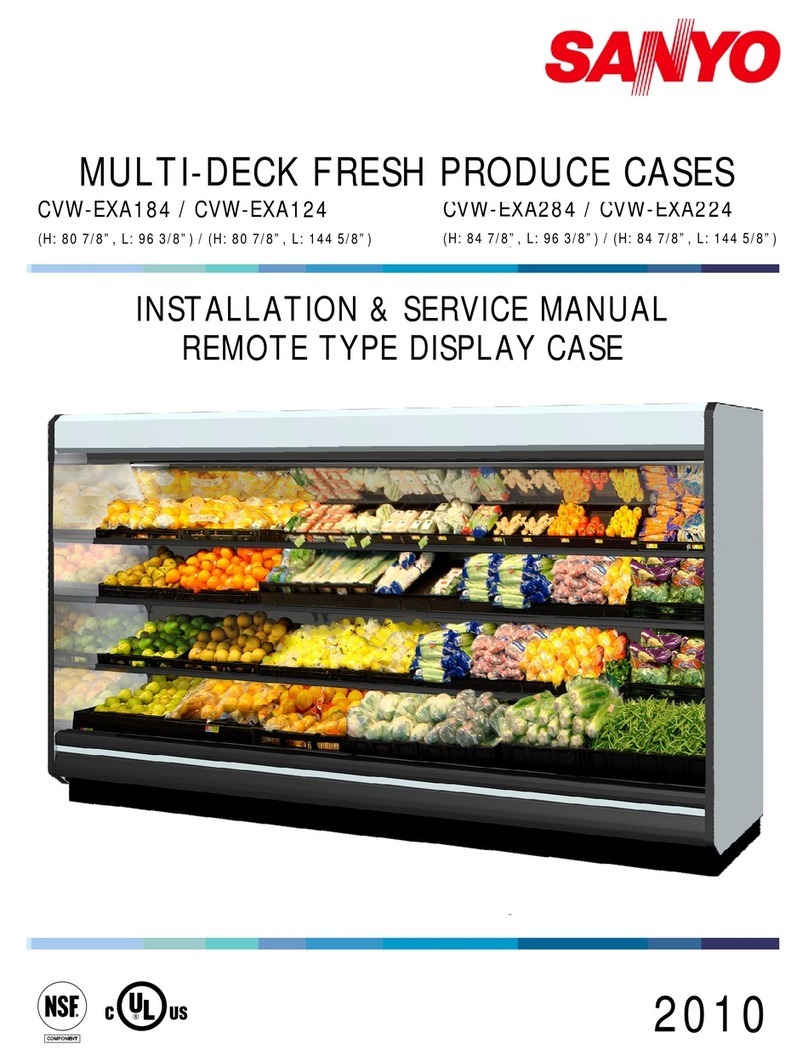 Sanyo CVW-EXA284 Installation & service manual