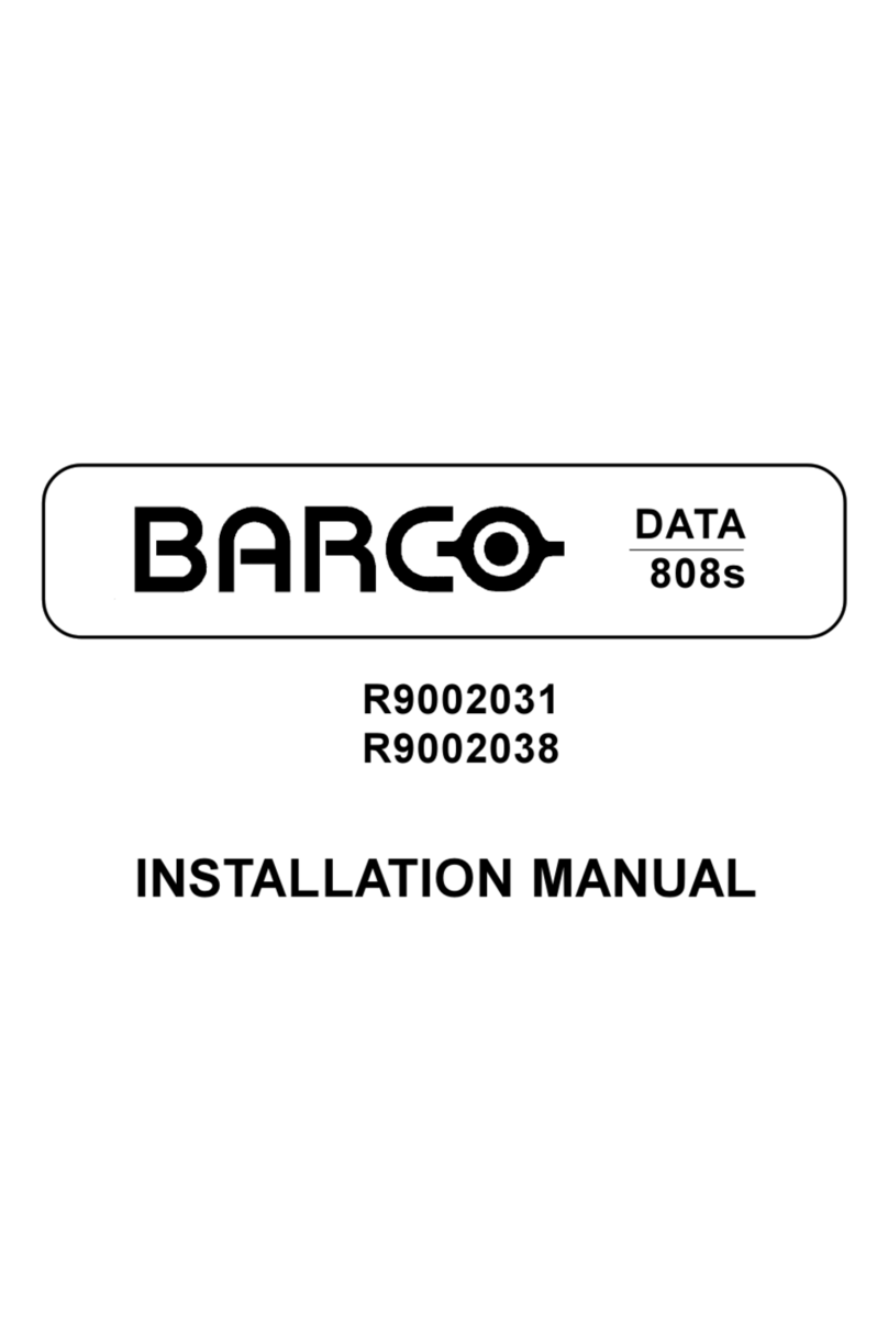 Barco R9002031 User manual