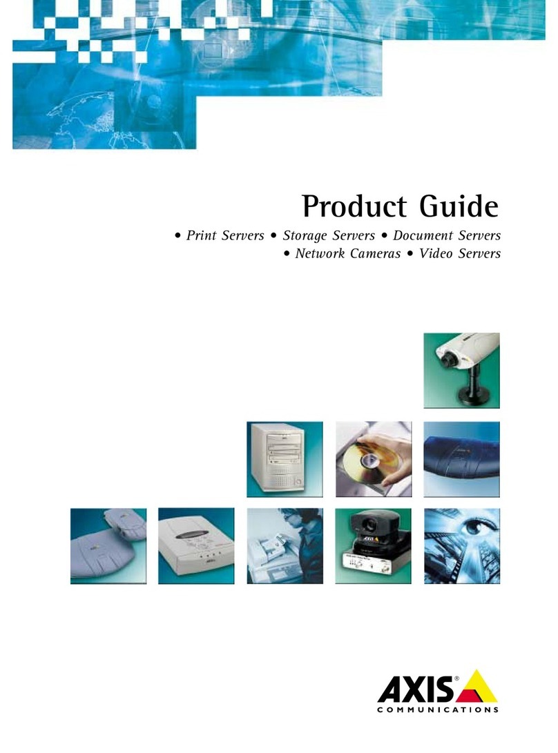 Axis NETWORK CAMERA 2100 User manual