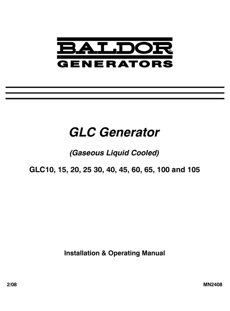 Baldor GLC10 Installation & operating manual