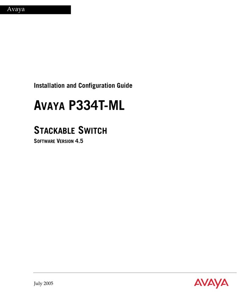 Avaya P334T-ML Operator's manual