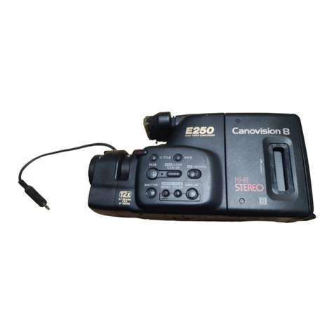 Canon E 250 User manual