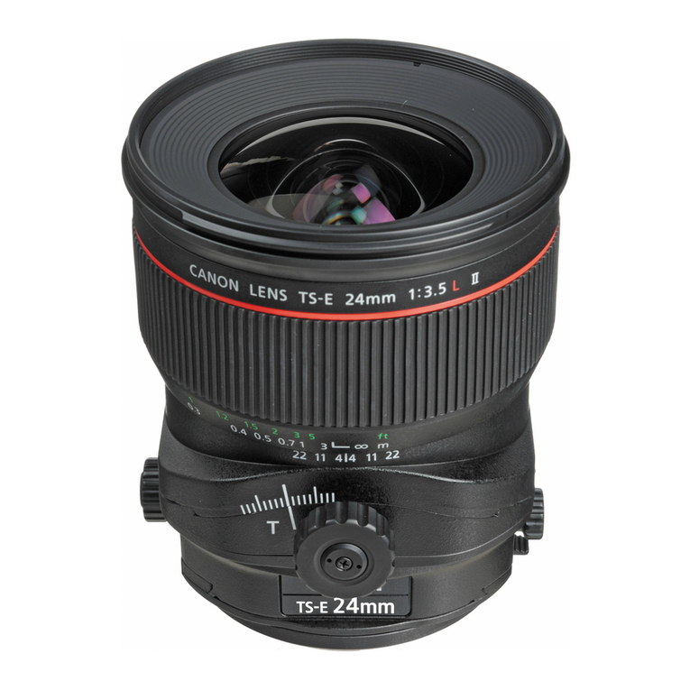 Canon TS E User manual