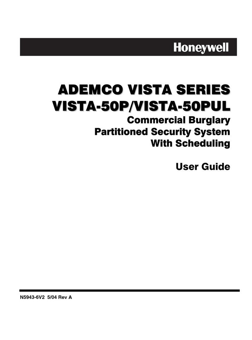 Honeywell Ademco VISTA-50PUL user guide