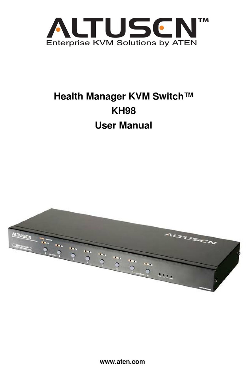 ATEN Altusen KH98 User manual