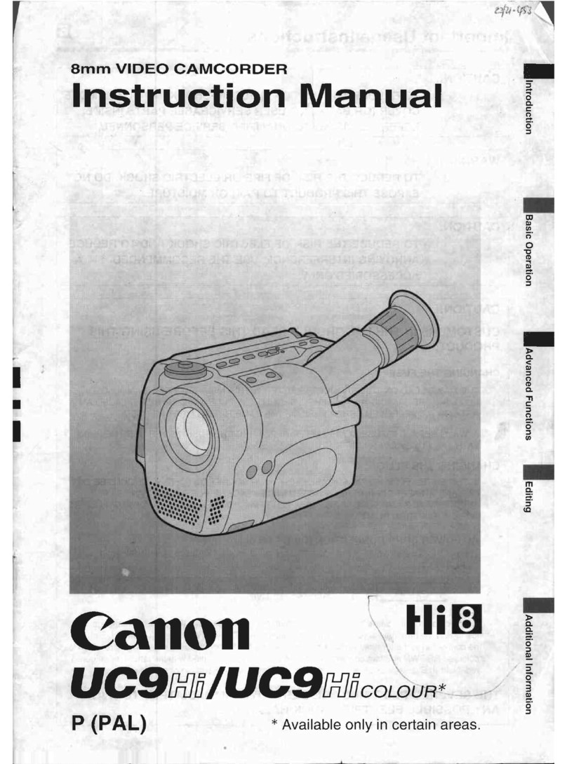 Canon UC 9 Hi Color User manual